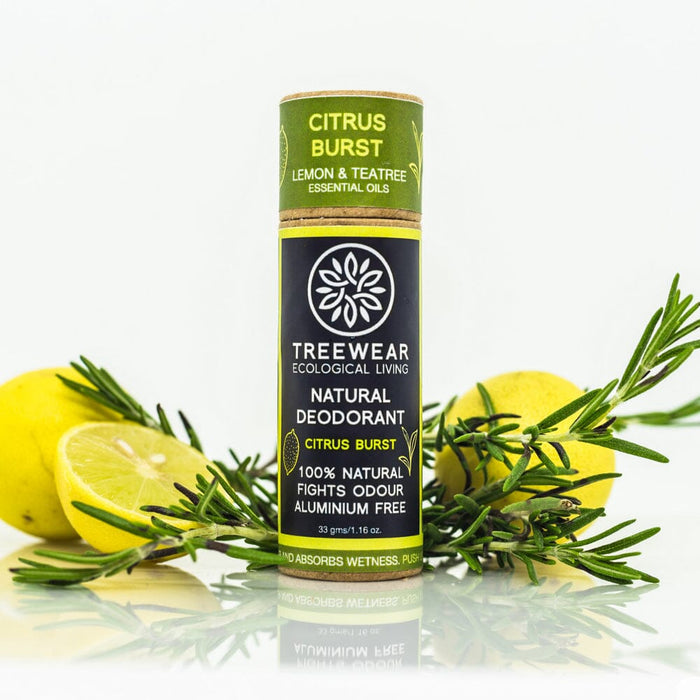 Citrus Burst Natural Deodorant Skin Care Treewear 