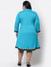 FAZZN Plus Size Firozi Colour Full Sleeves Dress Dresses Haul Chic 
