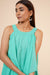Copy of Women's Halter Neck Ruffle Drape Georgette Party/ Evening Dress in Sea Green Clothing Ruchi Fashion M 