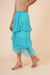 Women's Chiffon Ruffle Skirt with elastic in Sky Blue Clothing Ruchi Fashion S 