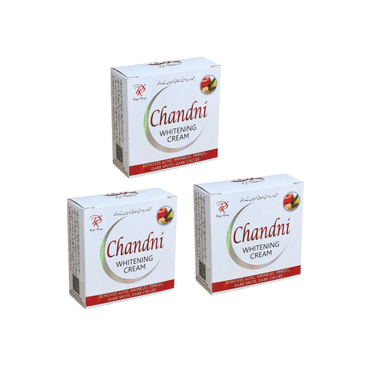Chandni Whitening Cream - 28g (Pack Of 3) cream Health And Beauty 
