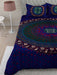 UniqChoice Blue Color 100% Cotton Badmeri Printed King Size Bedsheet With 2 Pillow Cover(D-2010NBlue) My Uniqchoice 