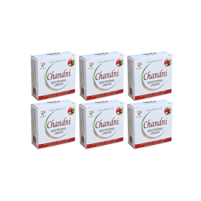 Chandni Whitening Cream - 28g (Pack Of 6)
