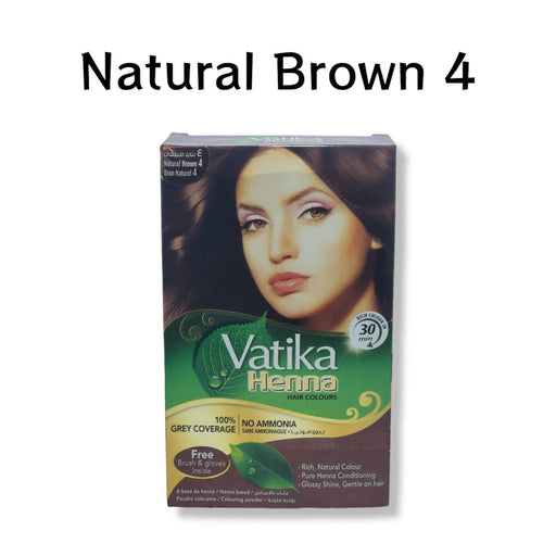 Vatika Henna Hair Colours - Natural Brown 4 Hair Care SA Deals 