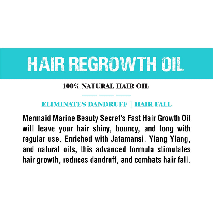 Mermaid Hair Regrowth Hair Oil For Men and Women 100 ml Hair Oil Mermaid 