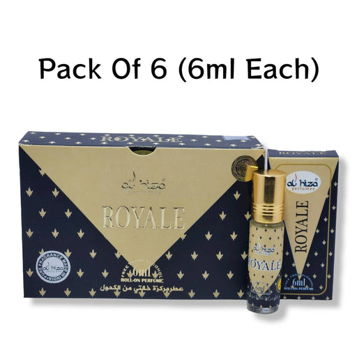 Al hiza perfumes Royale Roll-on Perfume Free From Alcohol 6ml (Pack of 6) Perfume SA Deals 