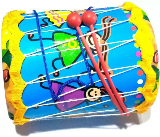 nawani Musical Baby Drum and Stick (Multicolor) Musical Baby Drum and Stick Nawani Enterprises 