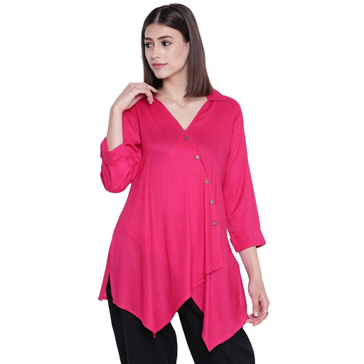 Pink Rayon Stylish Top for Beautifull Women Apparel & Accessories Pinky Pari 
