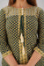 SVARCHI Women's Cotton Cambric Buti Printed Straight Kurta Palazzo & Dupatta Set (Green) Women Kurtis VEDIKAS 