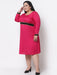 FAZZN Plus Size Pink Colour Full Sleeves Dress Dresses Haul Chic 
