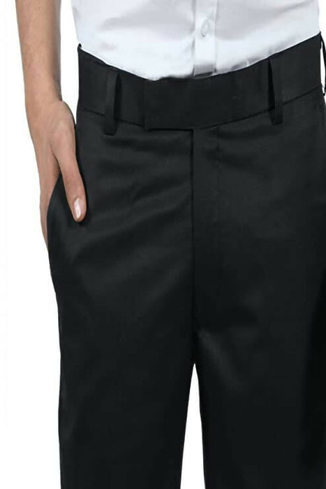 The DS - Men's Slim fit Formal Lycra Black Trouser Mens Trousers The DS 