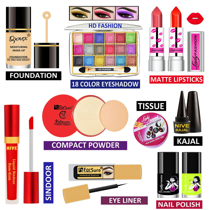 Lady Fashion Pocket Friendly High Quality Makeup Kit Make up Kit Express Traders 