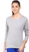 Ap'pulse Solid Women Round Neck Grey T-Shirt T SHIRT sandeep anand 