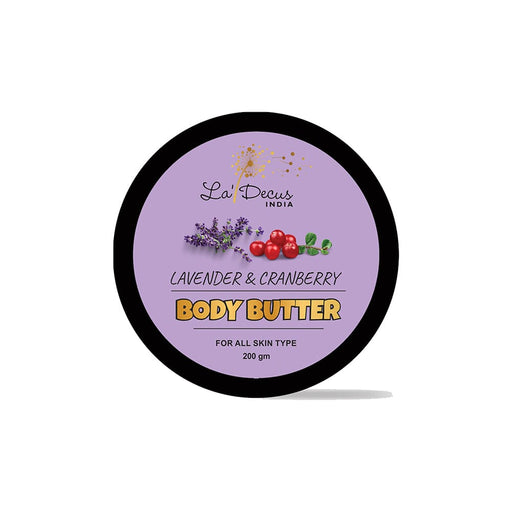 La'Decus India Lavender & Cranberry Body Butter for Women and Men 200 gm Skin Care Vitalscoop technologies 