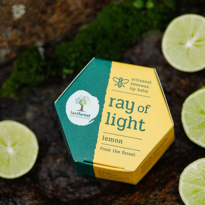 Last Forest Artisanal, Handmade Beeswax Lip Balm Lemon Lip Care Ecosattvastore 