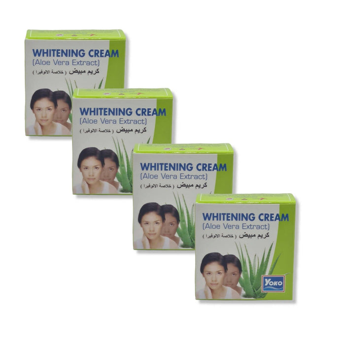 YOKO WHITENING CREAM (ALOE VERA EXTRACT) (Pack Of 4, 4g Each) Cream SA Deals 