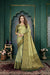 3 Stage Green Banarasi Silk Saree with Green Blouse Piece Sarees hitesh 