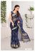 3 Stage Blue Silk Saree With Gold Border Blue Blouse Sarees hitesh 