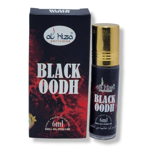 Al hiza perfumes Black OODH Roll-on Perfume Free From Alcohol 6ml (Pack of 6) Perfume SA Deals 