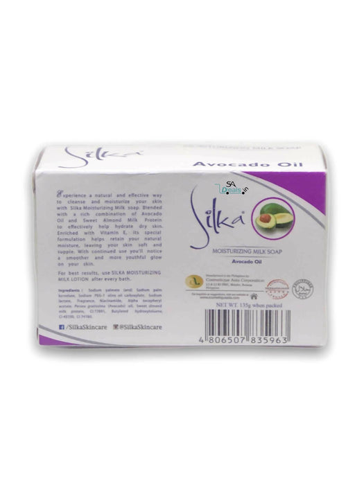 Silka MOISTURIZING MILK SOAP With Avocado 135g Soap SA Deals 