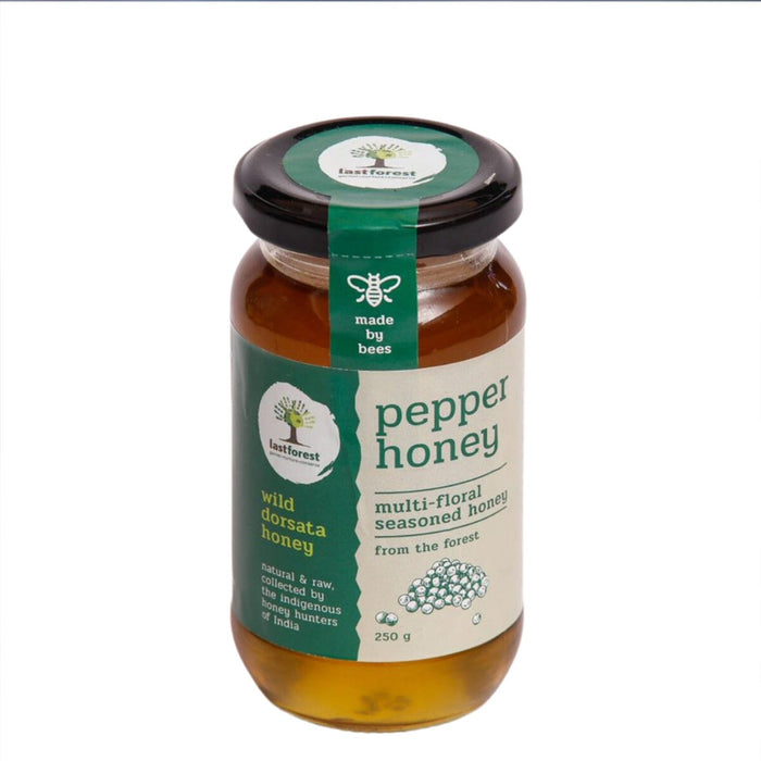 Last Forest Pepper Spiced Wild Honey 250gms Honey Ecosattvastore 