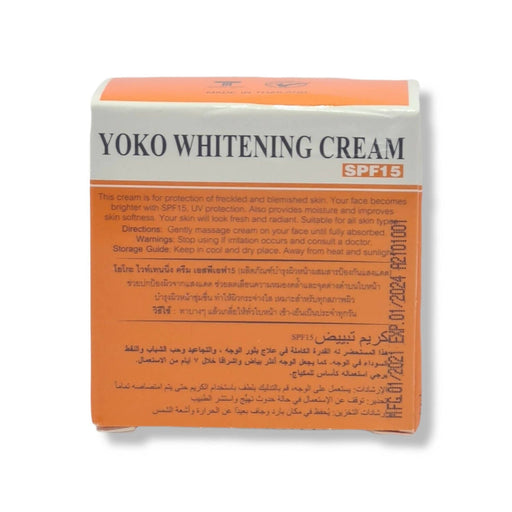 Yoko Whitening SPF15 Cream (Pack Of 4, 4g Each) Cream SA Deals 
