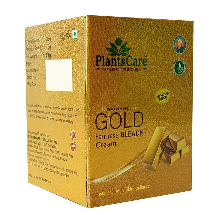RADIANCE GOLD Fairness Bleach Cream 500g skin care Nature Expert Ayurvedic Pvt Ltd 