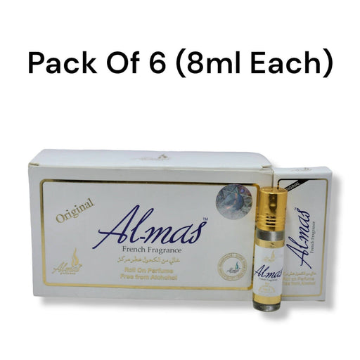 Al mas perfumes Roll-on Perfume Free From Alcohol 8ml (Pack of 6) Perfume SA Deals 