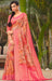 Designer Party Wear Digital Print Weaving Organza Multicolour Saree And Digital Print Weaving Multicolour Blouse Material Roopkashish 