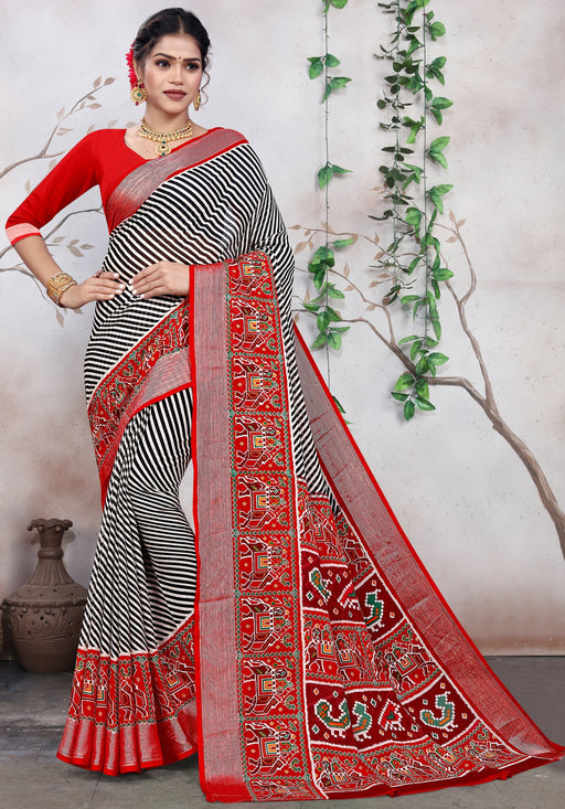 Traditional Party Wear Grey color Banarasi Cotton Silk Saree With Zari And Grey And Dark Grey Color Embroidery Double Blouse Material Roopkashish 