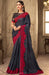 Traditional Designer Party Wear Black Colour Georgette Saree With Sequance Work Border. Apparel & Accessories Roopkashish 