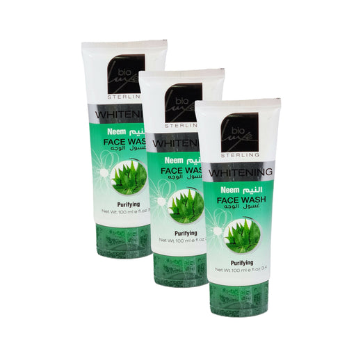 Bio Luxe Whitening Neem Face Wash - 100ml (Pack Of 3) Face Wash Health And Beauty 