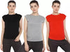 Ap'pulse Solid Women Round Neck Red, Black, Grey T-Shirt (Pack of 3) T SHIRT sandeep anand 