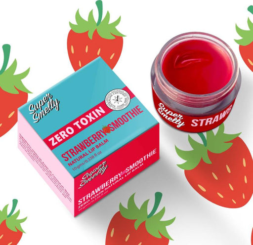 Super Smelly Strawberry Lip Balm 10gm lip care Super Smelly 