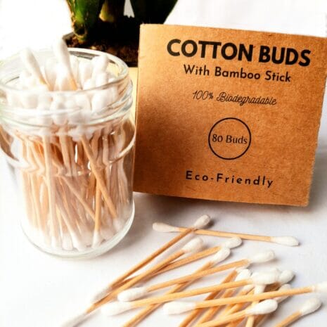 The Earth Trading Bamboo Cotton Ear Buds with Bamboo Stick ear buds The Earth Trading 