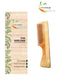 The Earth Trading Pure Kacchi Neem Wood Handle Comb Regular Comb The Earth Trading 