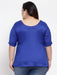 FAZZN Plus Size Rayon Blue Colour Tops Dresses Fazzn 