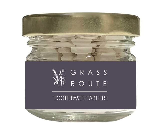 The Grass Route Toothpaste Tablets, 60 tabs Oral care Ecosattvastore 
