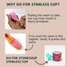 Teal/Blue Menstrual Cup (Medium) Menstrual Cup Stone Soup 