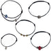 GURJARI JEWELLERS Adjustable Black Thread Anklet with Oxidised Beads for Girls Set of 5/nazariya anklet Apparel & Accessories Gujari Jewellers 