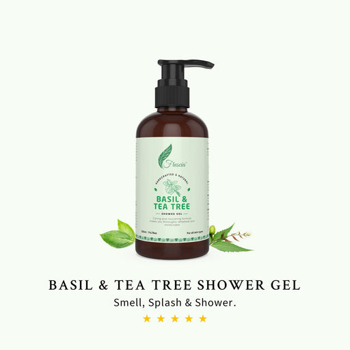 Basil and Tea Tree Shower Gel body care FRESCIA