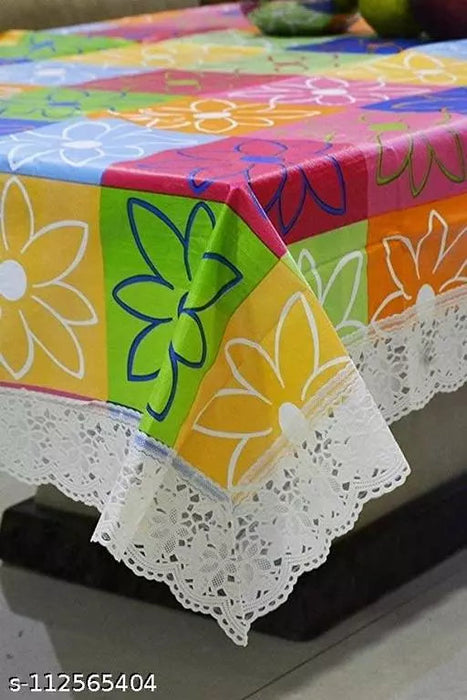 Lovekush Collection Design 4 Seater Center Table Cover (Standard, Multicolour) Home & Garden Love Kush Collection 