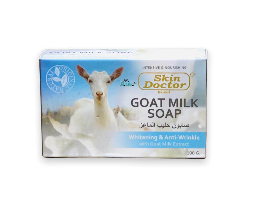 Skin Doctor GOAT MILK SOAP Whitening & Anti-Wrinkle with Goat Milk Extract 100g Soap SA Deals 