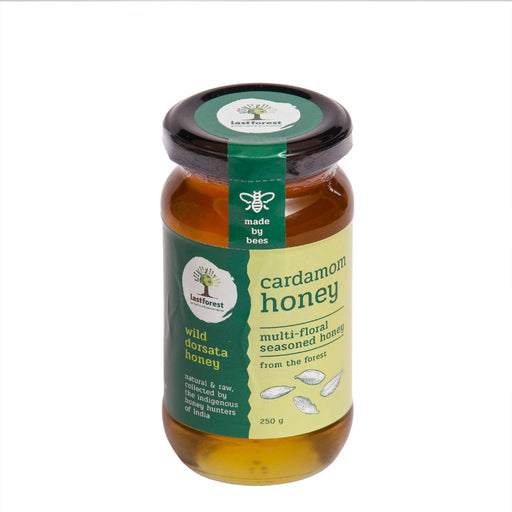 Last Forest Cardamom Spiced Wild Honey 250gms Honey Ecosattvastore 