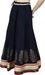 TAVAN Embroidered, Embellished, Self Design Women A-line Dark Blue Skirt Free Size Prijam Store 