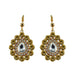 Multi Stone Stud-Gold Platted Brass Earring Earrings VIDHYA KANGAN STORE 