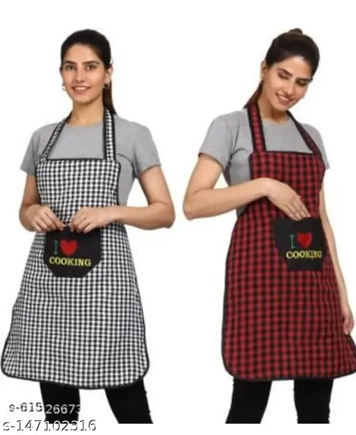 Stylish waterproof kitchen apron set Home & Garden Love Kush Collection 