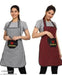 Stylish waterproof kitchen apron set Home & Garden Love Kush Collection 