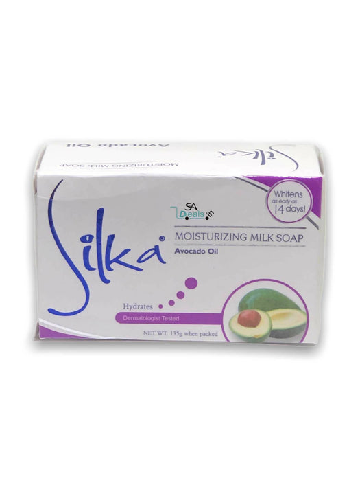 Silka MOISTURIZING MILK SOAP With Avocado 135g Soap SA Deals 