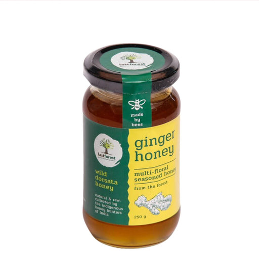 Last Forest Ginger Spiced Wild Honey 250gms Honey Ecosattvastore 